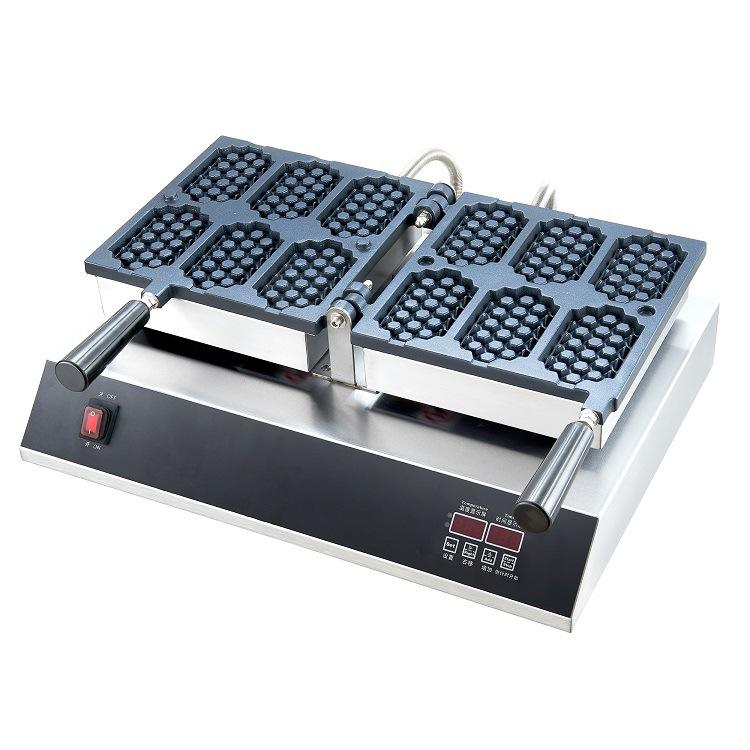 Egg Waffle Pan - 허니콤 상업용 스틱 와플 메이커 팬