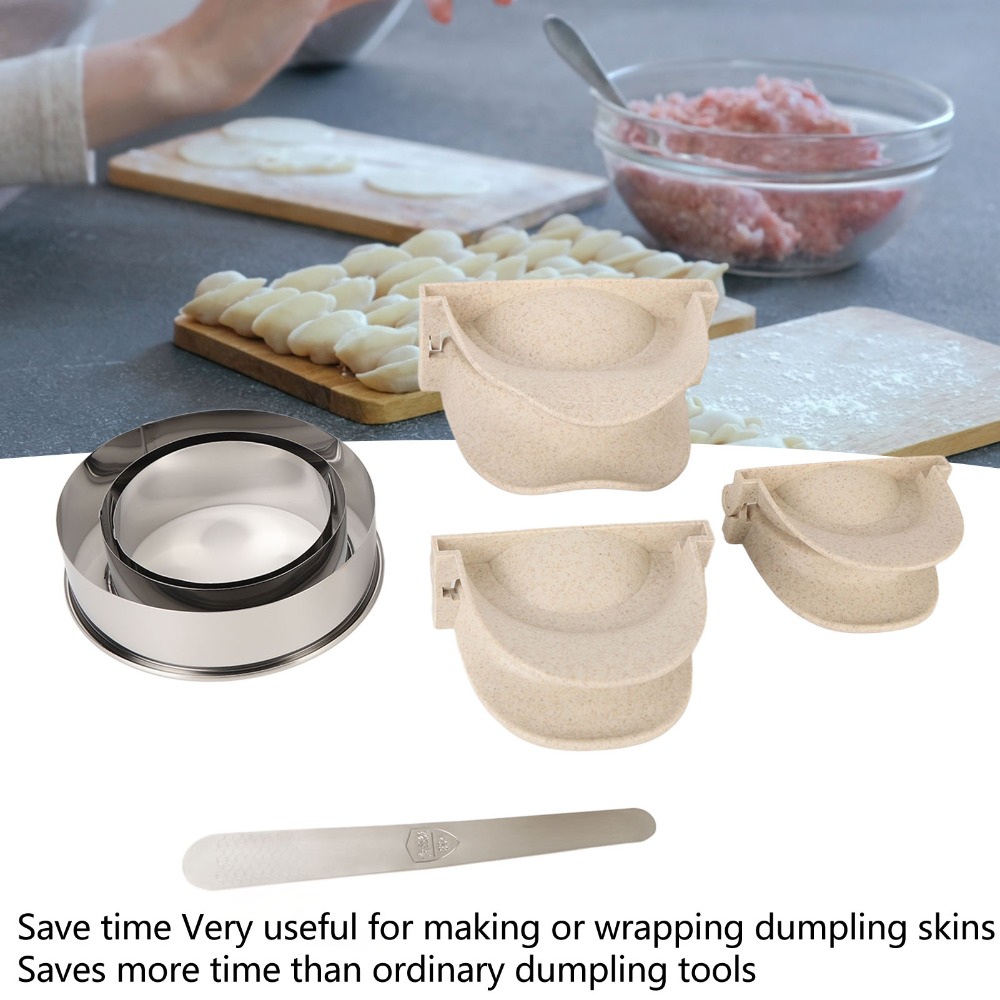 플라스틱 스테인리스 스틸 만두 제작 키트 블루 핑크 베 - Dumpling Press Set 리뷰 및 가격