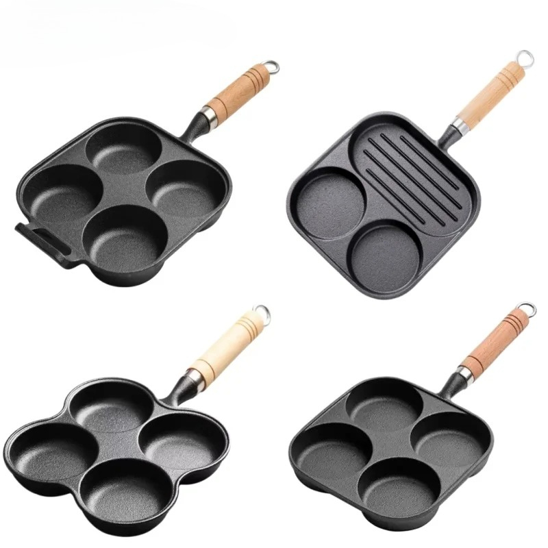 저스틴라우 2/4홀 주철 오믈렛 팬 가정용 논스틱 평평 - Egg Waffle Pan 리뷰 및 가격